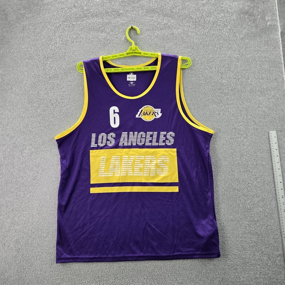 Los Angeles Lakers Men Jersey XX LARGE Purple NBA Lebron James 6 UNK‎